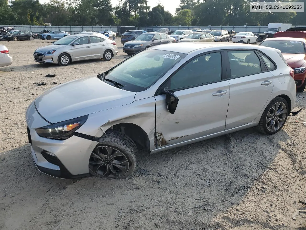 KMHH55LC2KU092355 2019 Hyundai Elantra Gt N Line