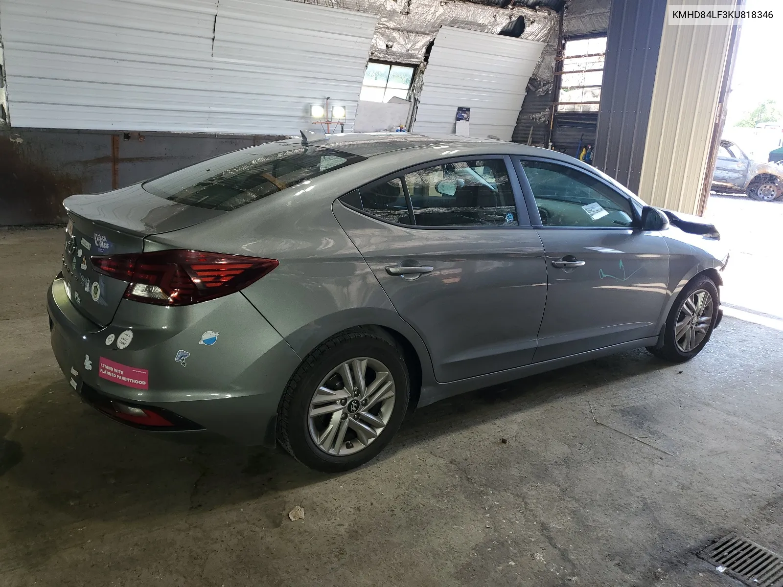 KMHD84LF3KU818346 2019 Hyundai Elantra Sel