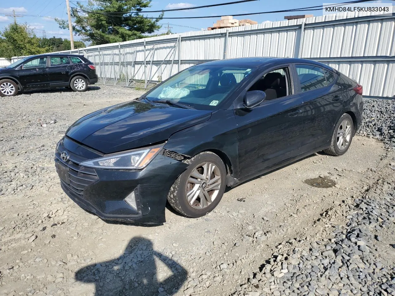 2019 Hyundai Elantra Sel VIN: KMHD84LF5KU833043 Lot: 68077444