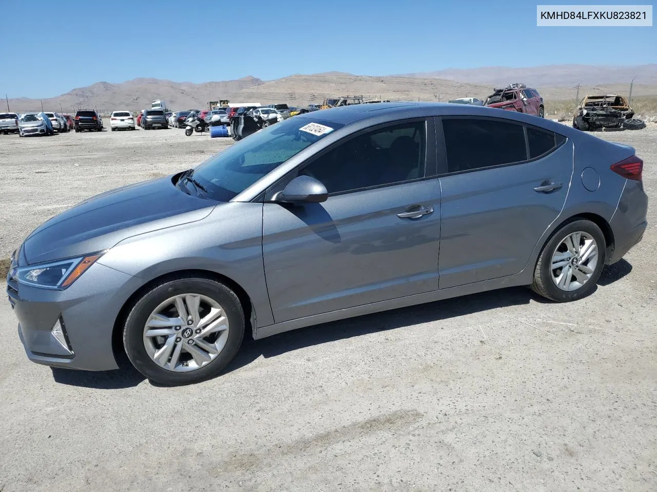 KMHD84LFXKU823821 2019 Hyundai Elantra Sel