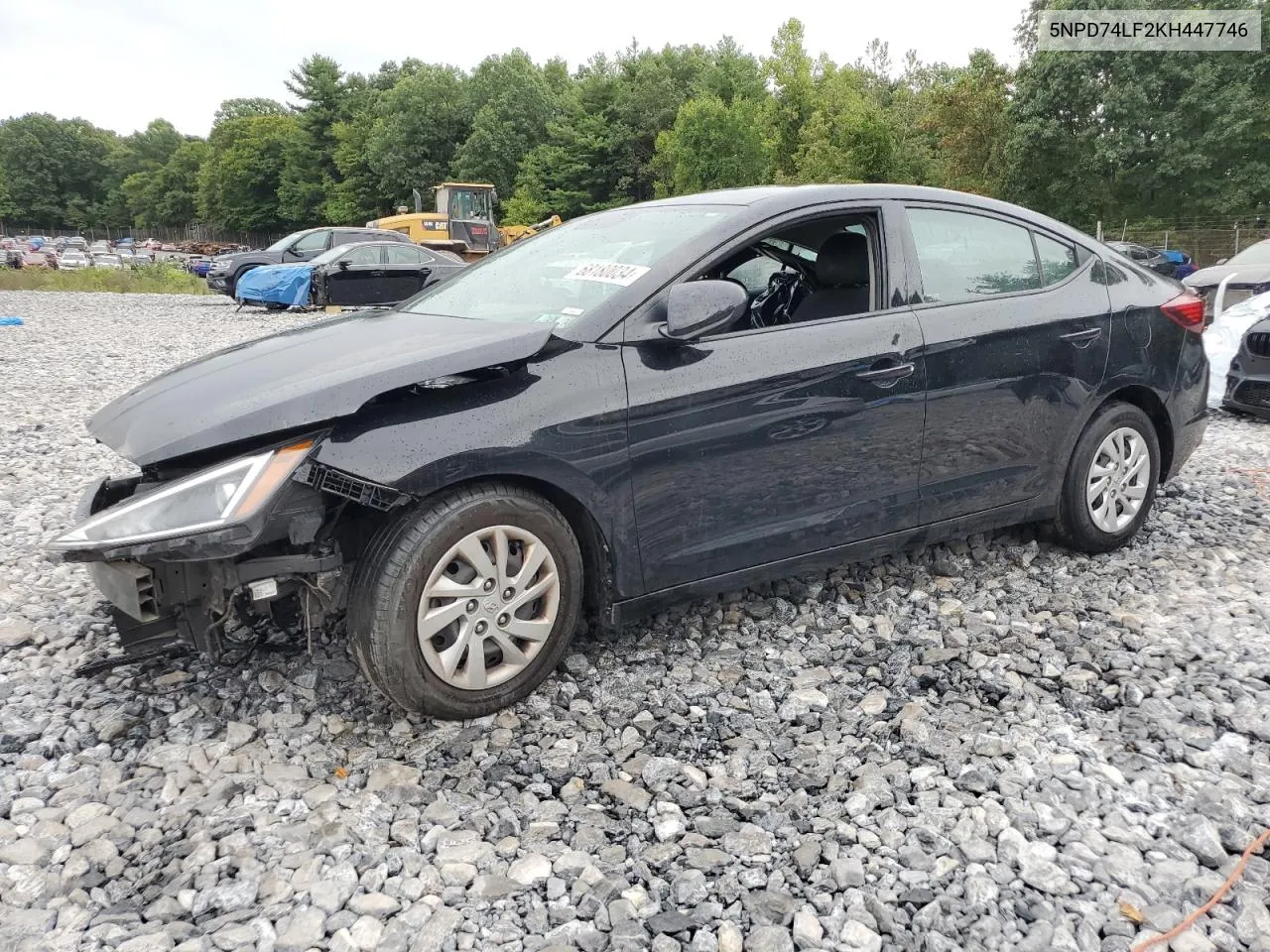 2019 Hyundai Elantra Se VIN: 5NPD74LF2KH447746 Lot: 68180034