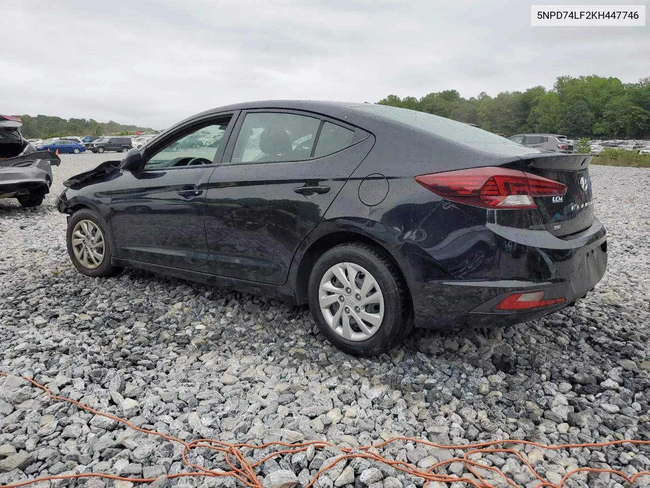 2019 Hyundai Elantra Se VIN: 5NPD74LF2KH447746 Lot: 68180034