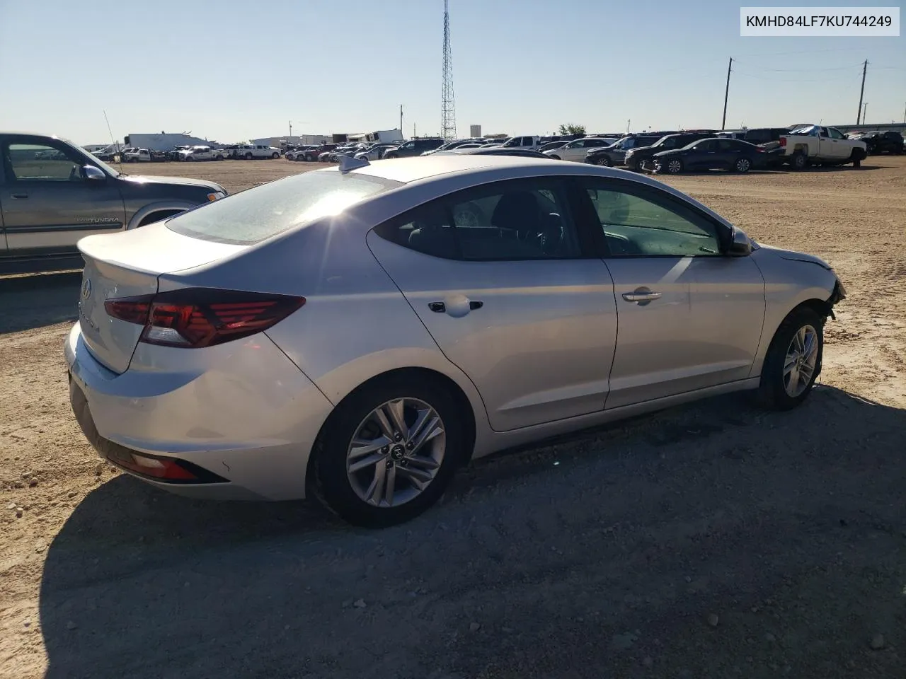 2019 Hyundai Elantra Sel VIN: KMHD84LF7KU744249 Lot: 68226074