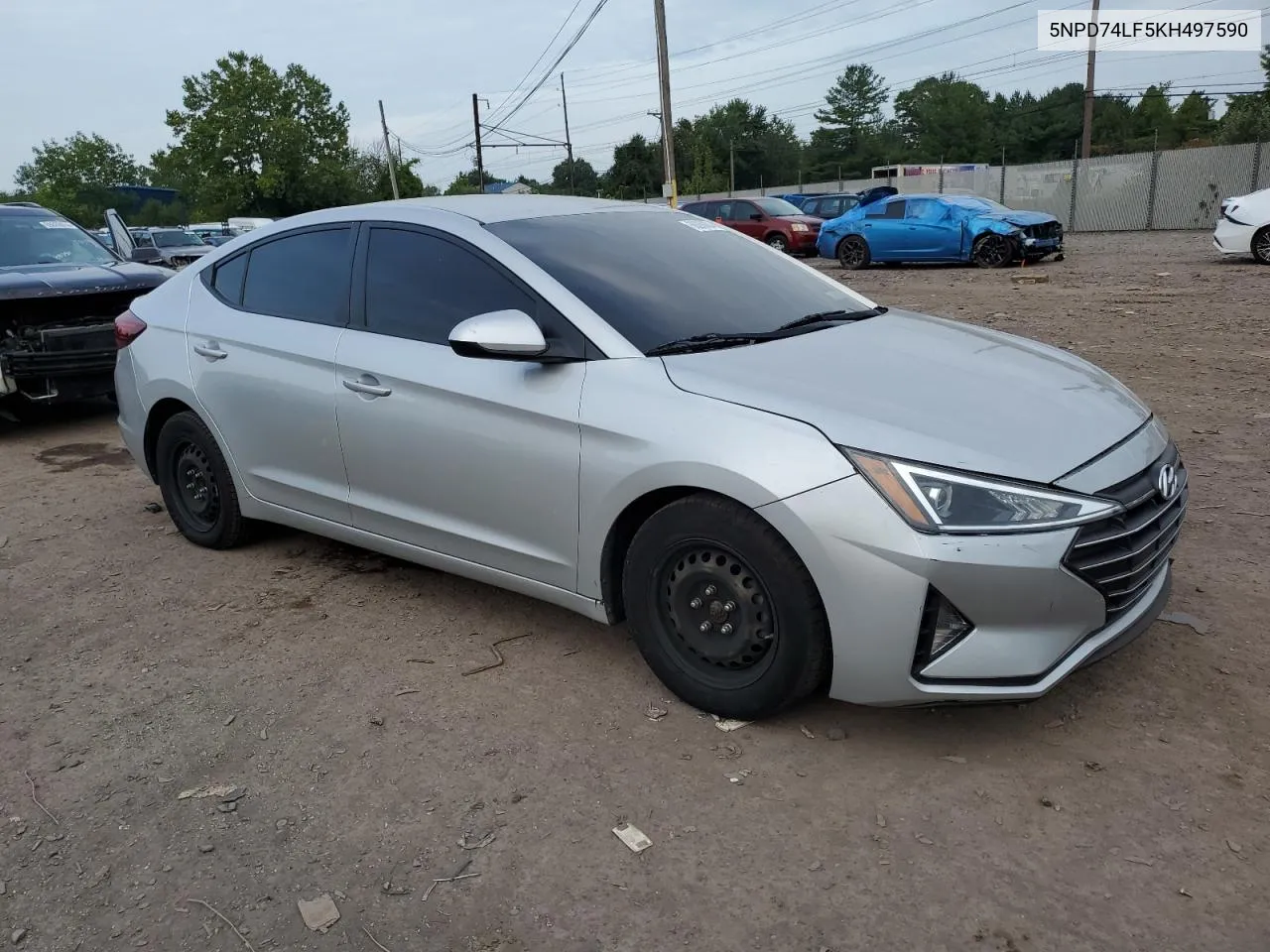 2019 Hyundai Elantra Se VIN: 5NPD74LF5KH497590 Lot: 68260604