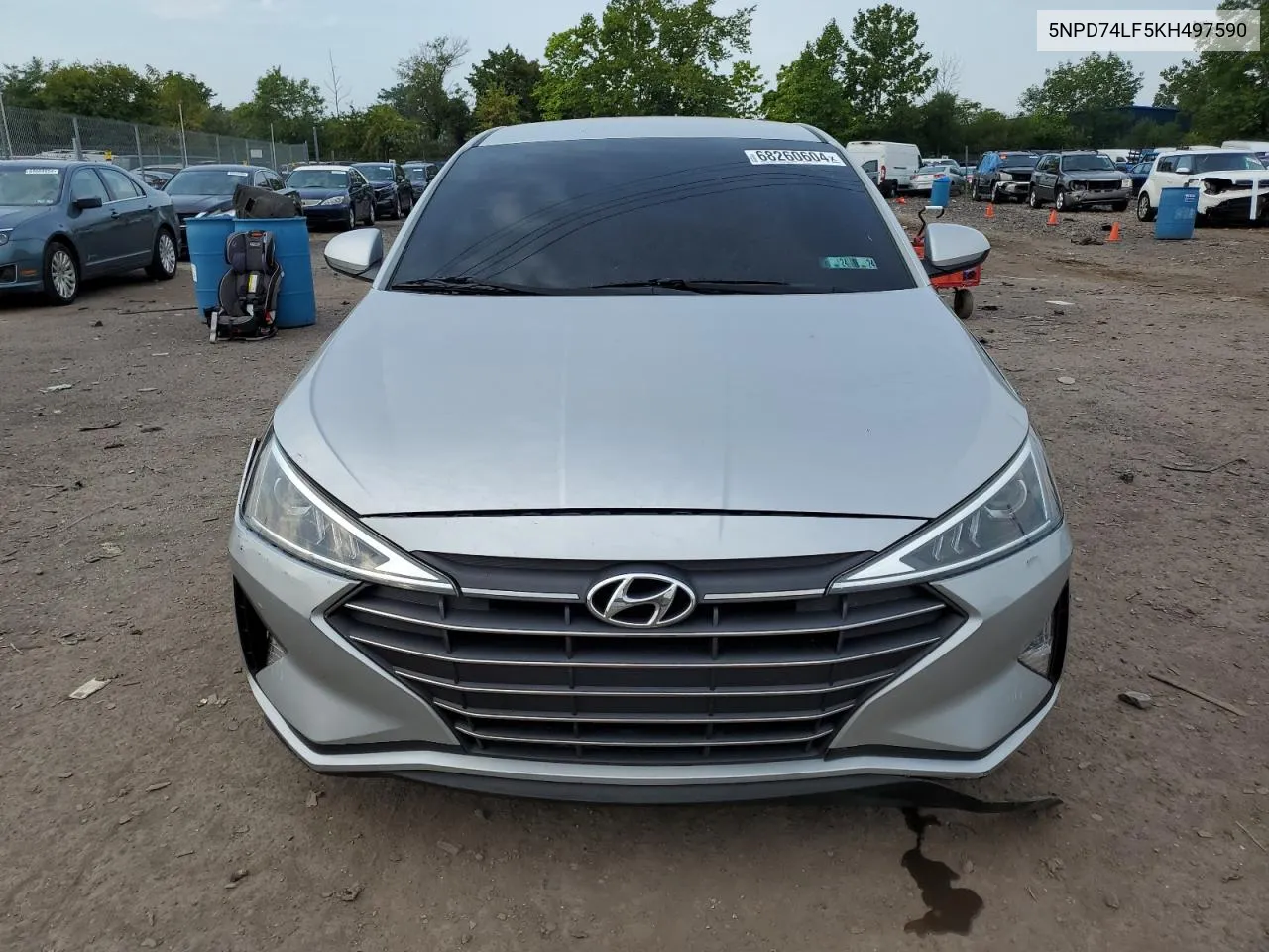 5NPD74LF5KH497590 2019 Hyundai Elantra Se