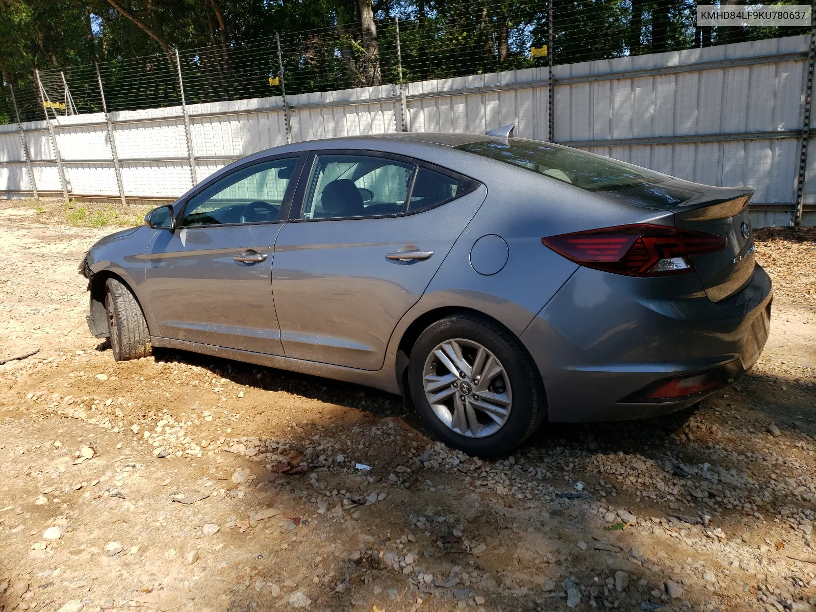 2019 Hyundai Elantra Sel VIN: KMHD84LF9KU780637 Lot: 68265324