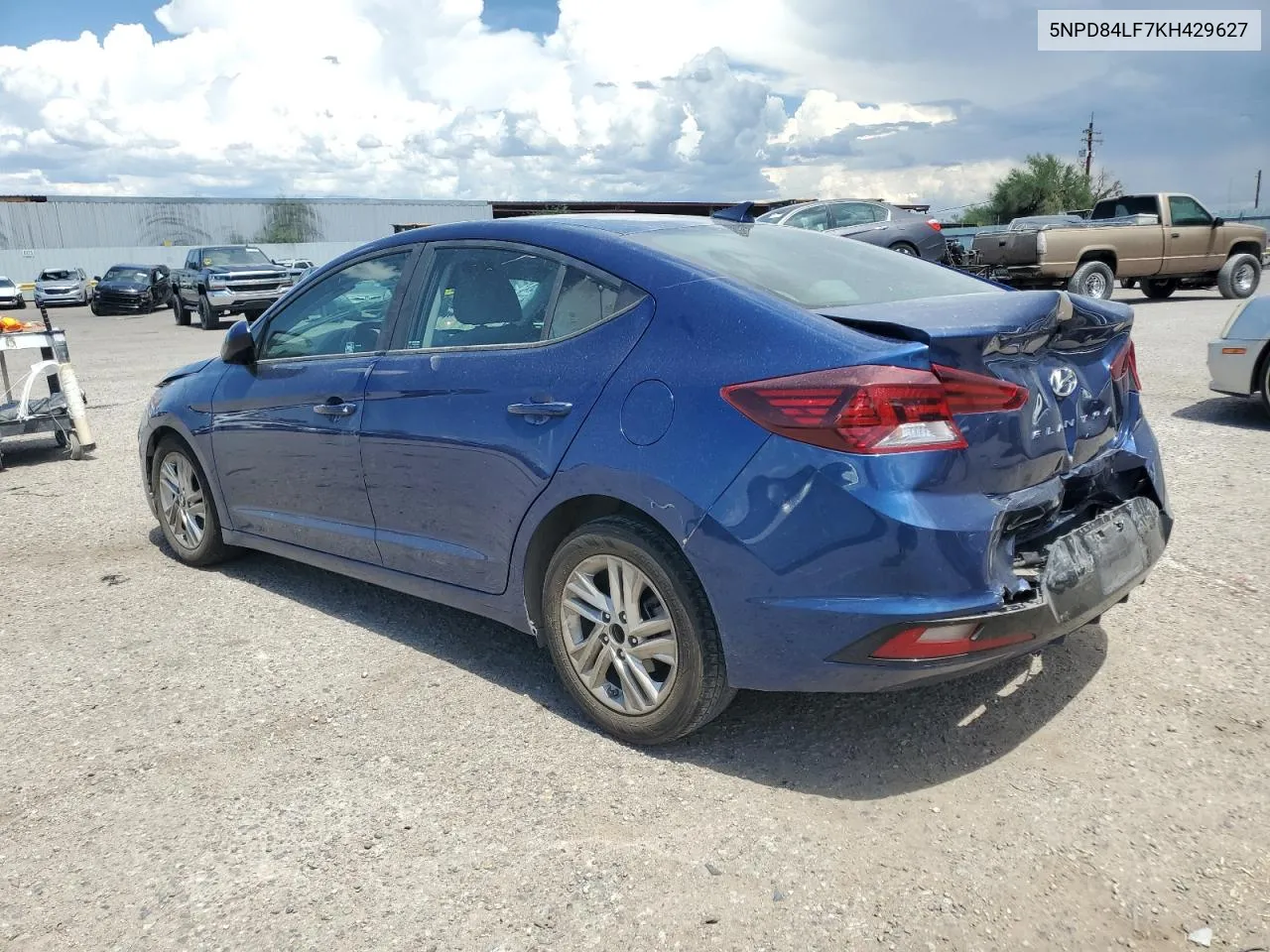 2019 Hyundai Elantra Sel VIN: 5NPD84LF7KH429627 Lot: 68280534