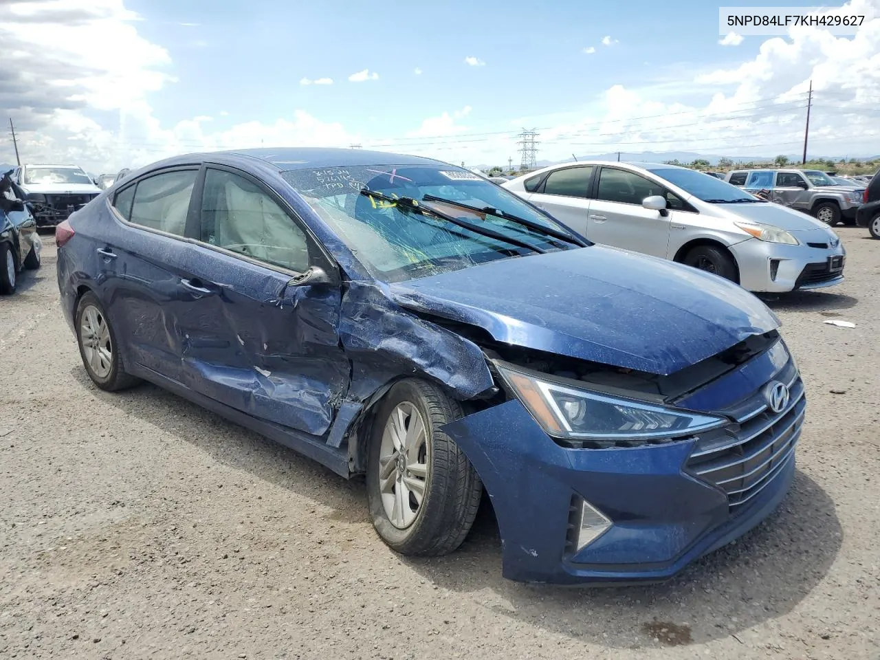 5NPD84LF7KH429627 2019 Hyundai Elantra Sel