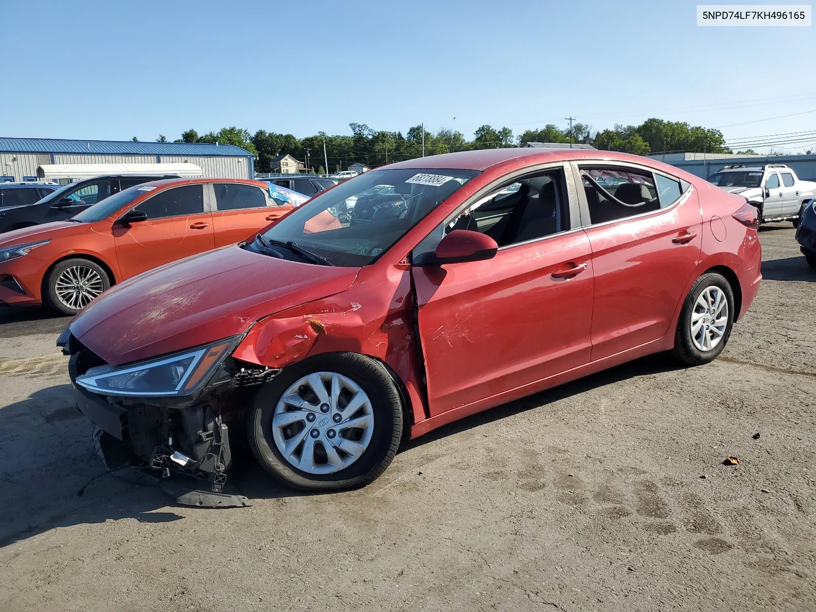 5NPD74LF7KH496165 2019 Hyundai Elantra Se