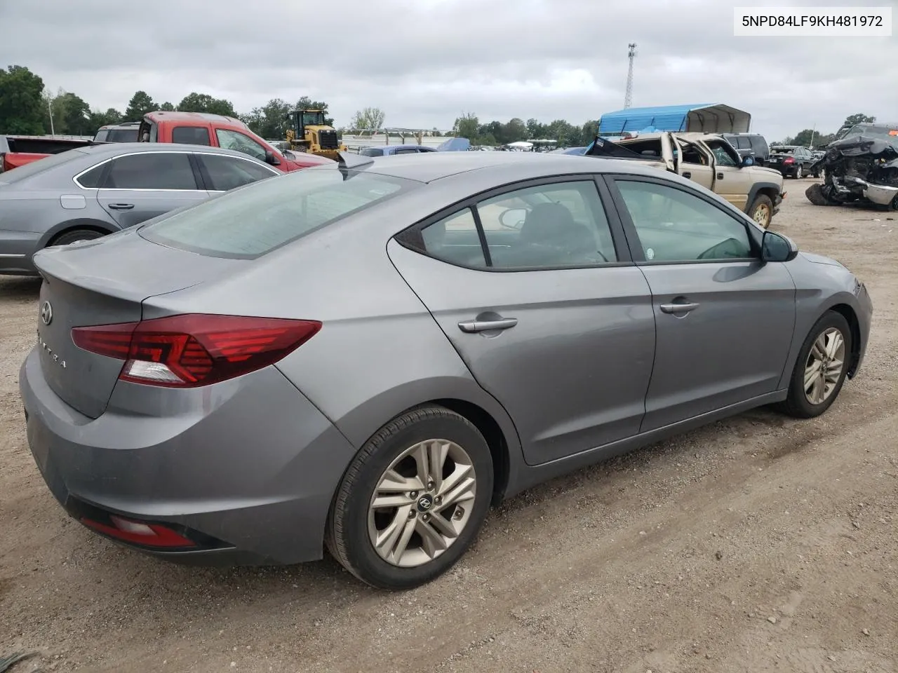 2019 Hyundai Elantra Sel VIN: 5NPD84LF9KH481972 Lot: 68323384