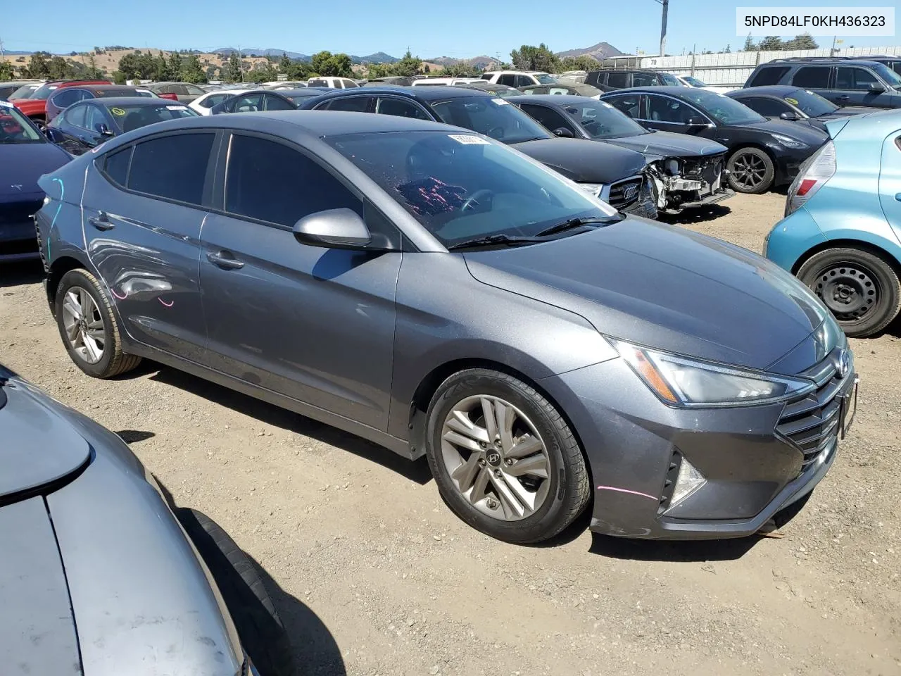 2019 Hyundai Elantra Sel VIN: 5NPD84LF0KH436323 Lot: 68338114