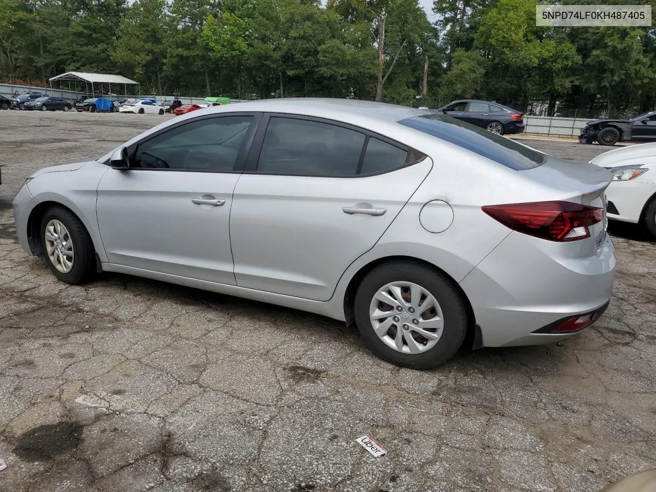 2019 Hyundai Elantra Se VIN: 5NPD74LF0KH487405 Lot: 68514824