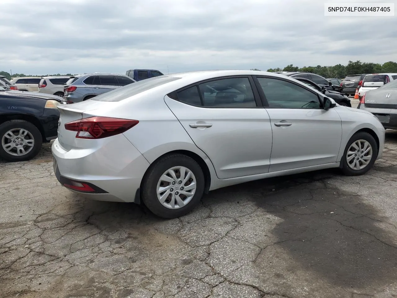 2019 Hyundai Elantra Se VIN: 5NPD74LF0KH487405 Lot: 68514824