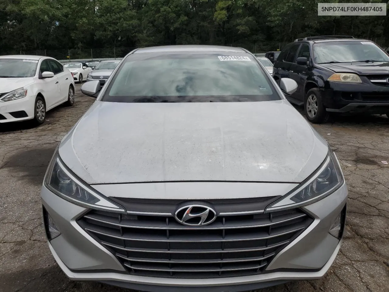 2019 Hyundai Elantra Se VIN: 5NPD74LF0KH487405 Lot: 68514824