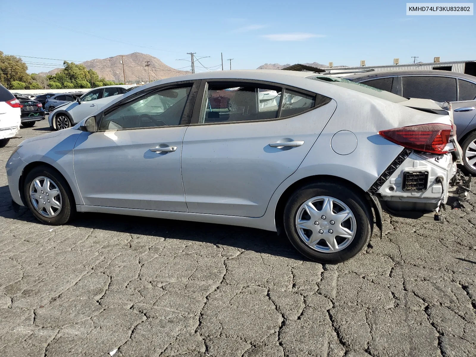 2019 Hyundai Elantra Se VIN: KMHD74LF3KU832802 Lot: 68576174