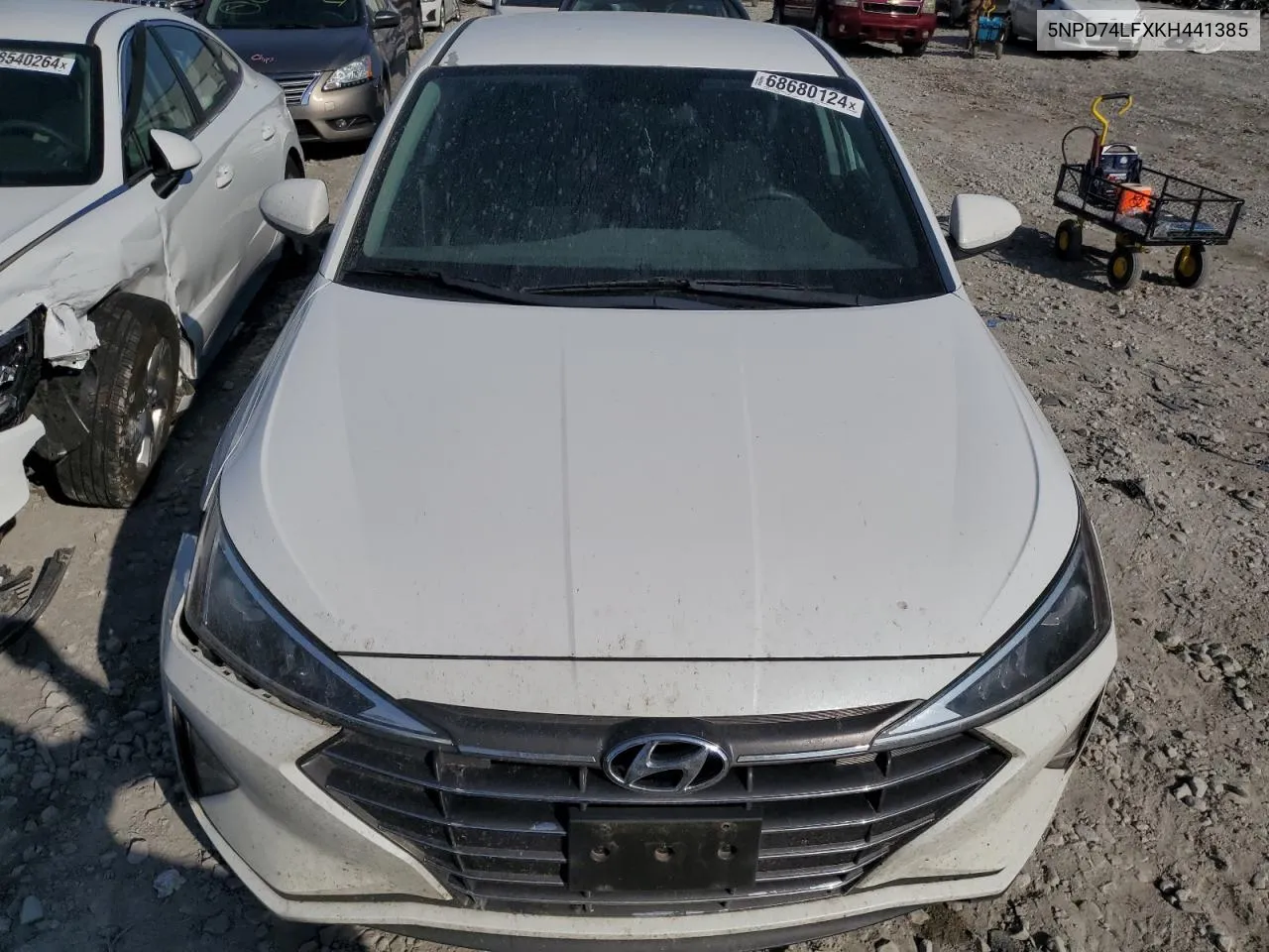 2019 Hyundai Elantra Se VIN: 5NPD74LFXKH441385 Lot: 68680124