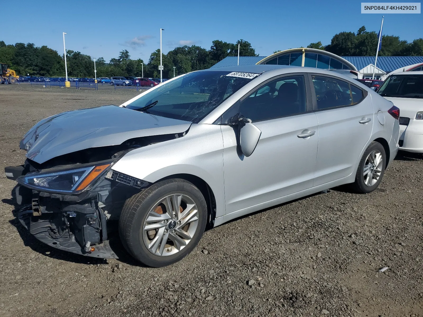 2019 Hyundai Elantra Sel VIN: 5NPD84LF4KH429021 Lot: 68705264