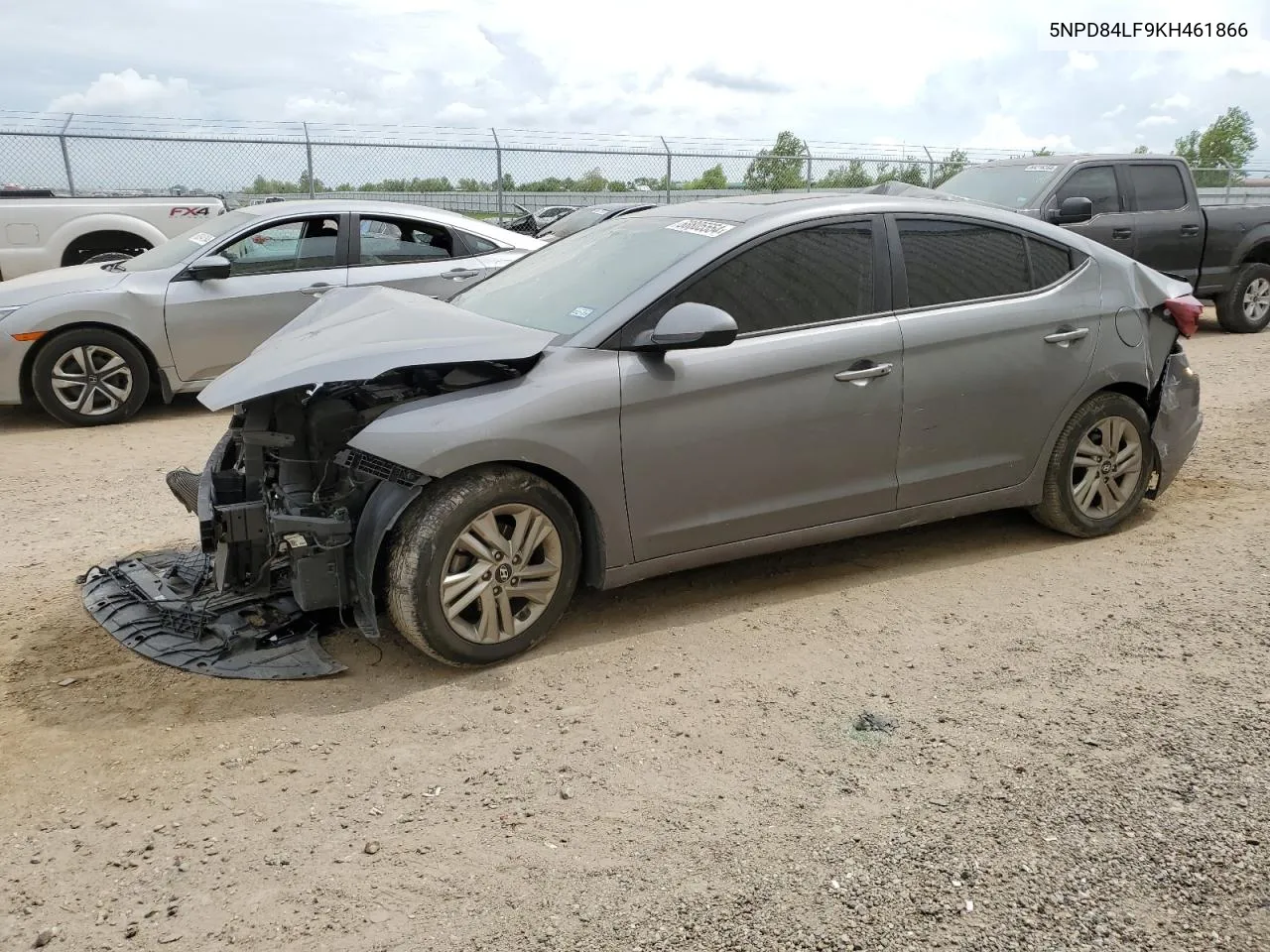 2019 Hyundai Elantra Sel VIN: 5NPD84LF9KH461866 Lot: 68805554