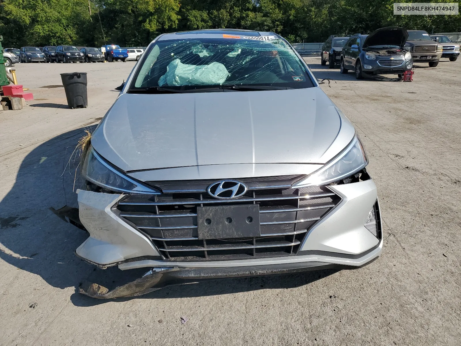 2019 Hyundai Elantra Sel VIN: 5NPD84LF8KH474947 Lot: 68820914