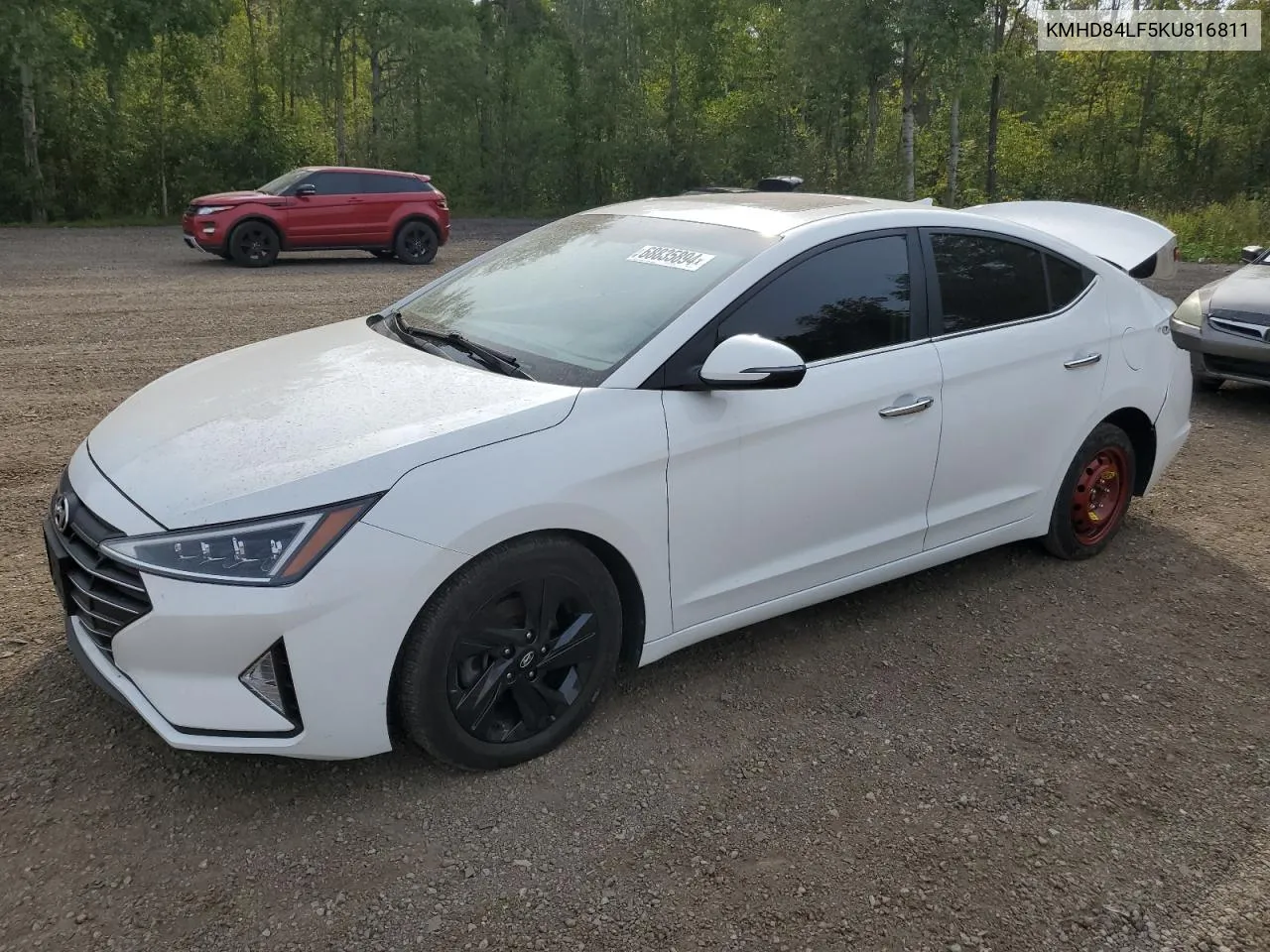 2019 Hyundai Elantra Sel VIN: KMHD84LF5KU816811 Lot: 68835894