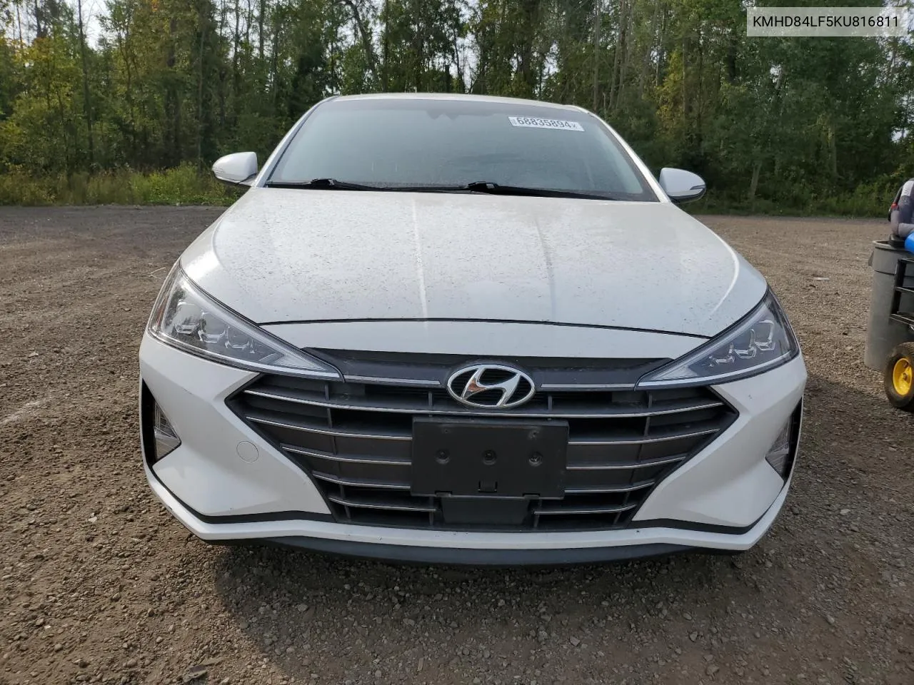 2019 Hyundai Elantra Sel VIN: KMHD84LF5KU816811 Lot: 68835894