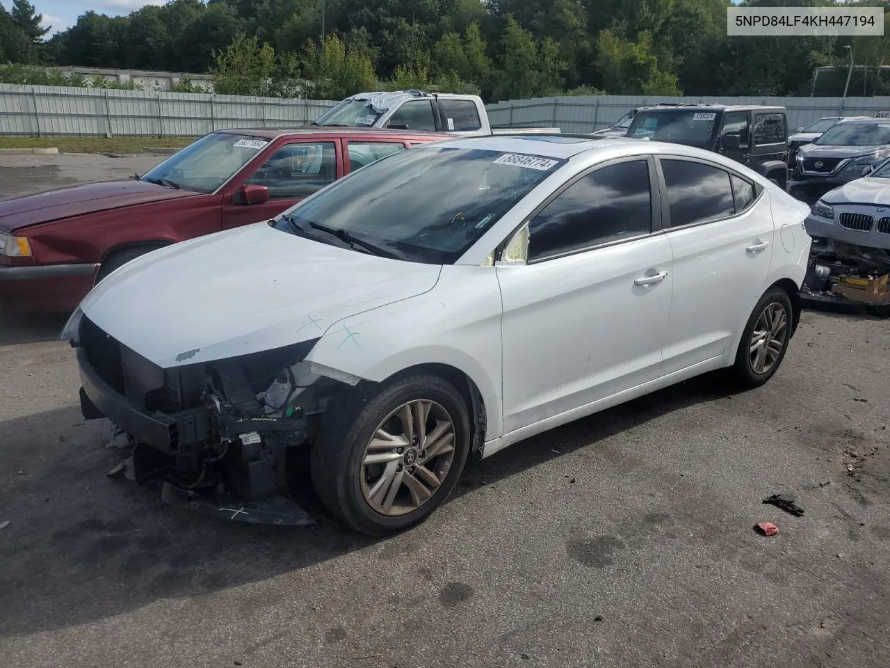 5NPD84LF4KH447194 2019 Hyundai Elantra Sel