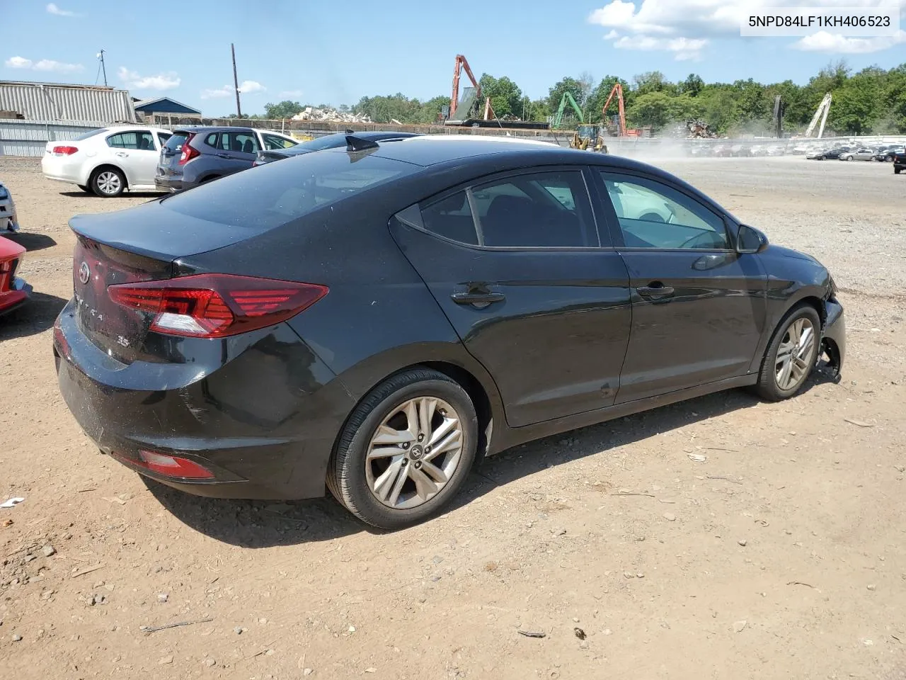 2019 Hyundai Elantra Sel VIN: 5NPD84LF1KH406523 Lot: 68870594