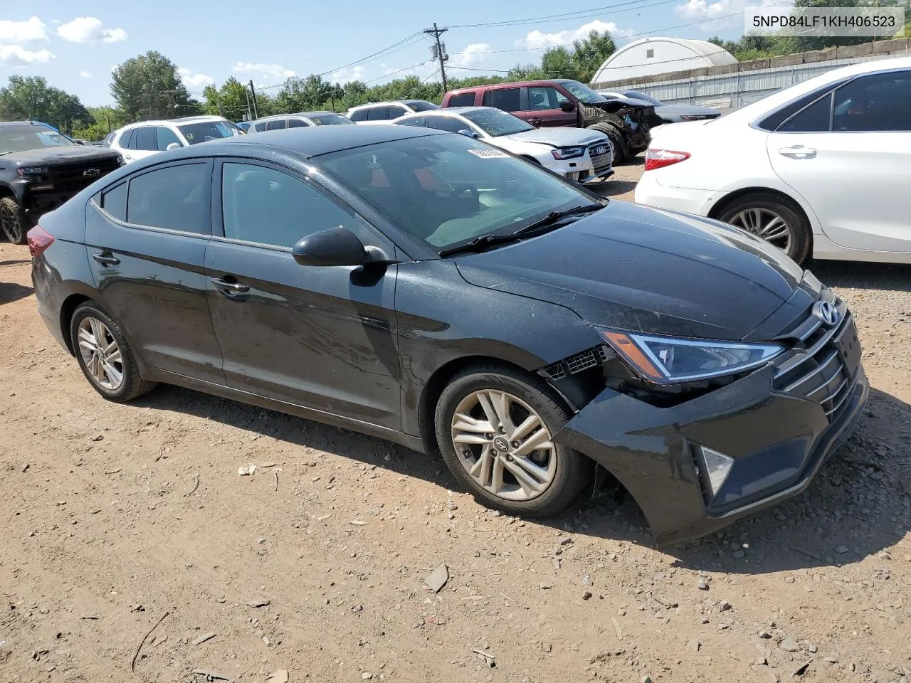 2019 Hyundai Elantra Sel VIN: 5NPD84LF1KH406523 Lot: 68870594