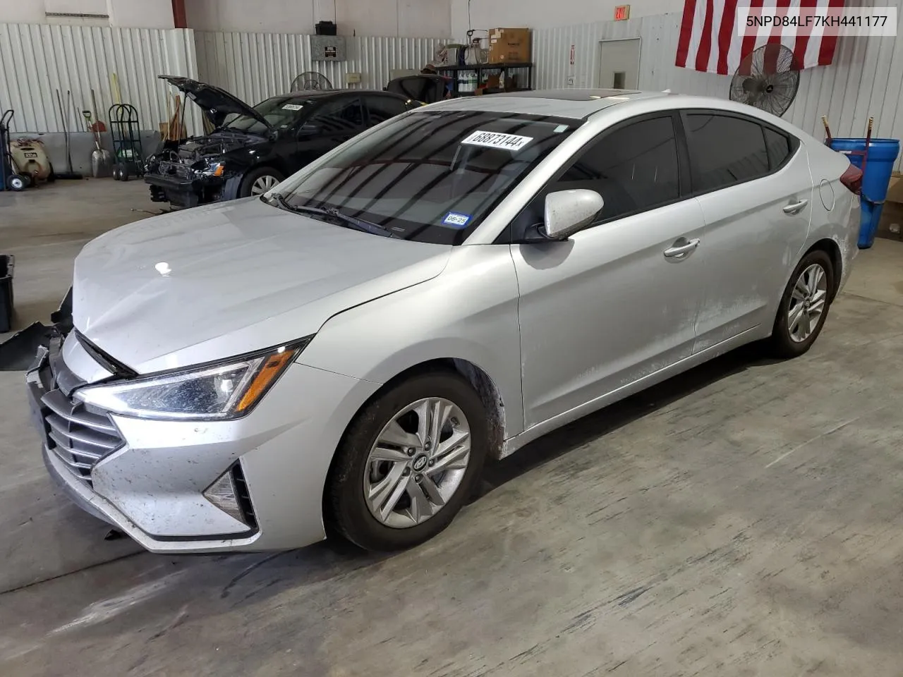 2019 Hyundai Elantra Sel VIN: 5NPD84LF7KH441177 Lot: 68873144