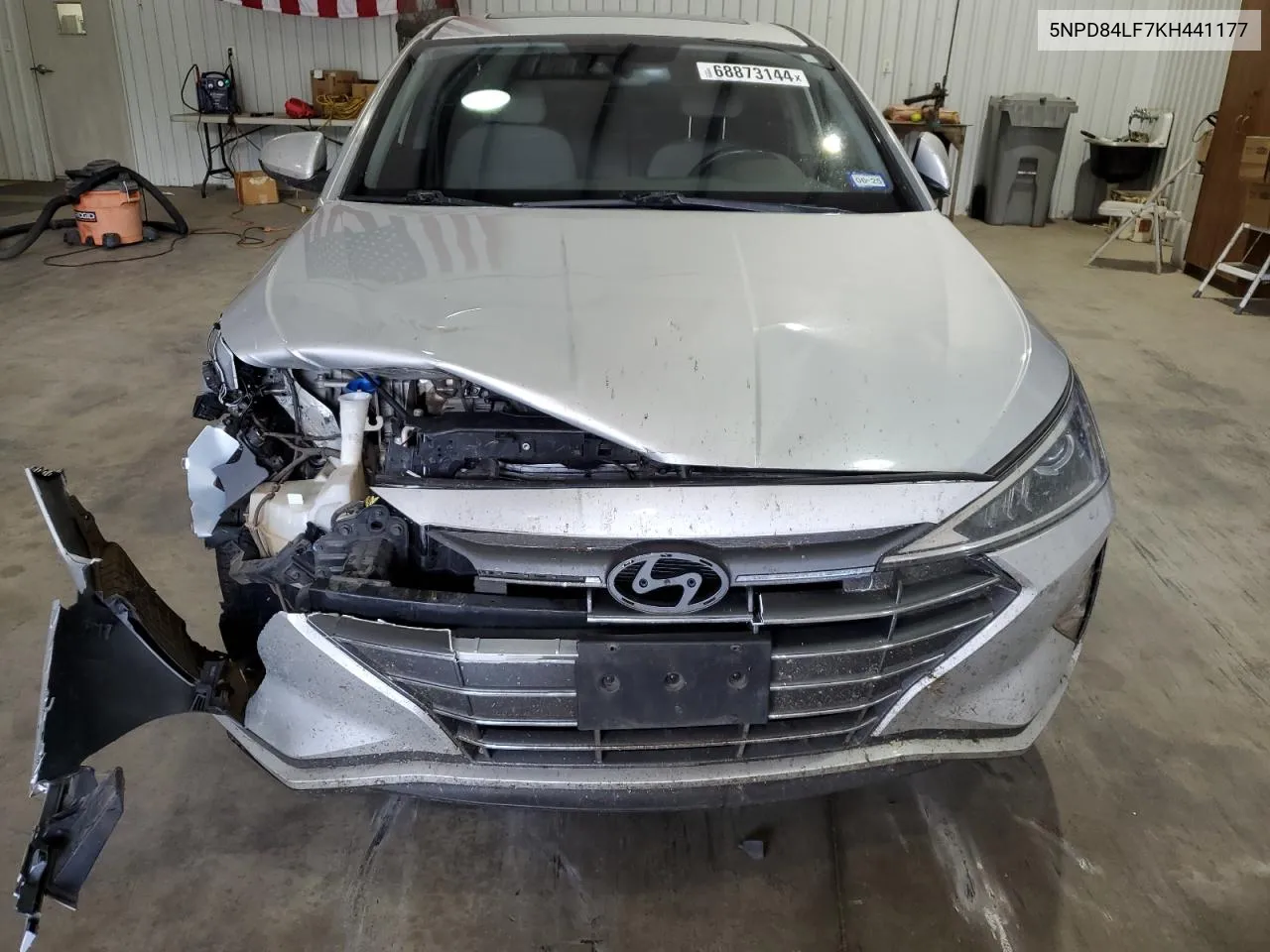 2019 Hyundai Elantra Sel VIN: 5NPD84LF7KH441177 Lot: 68873144