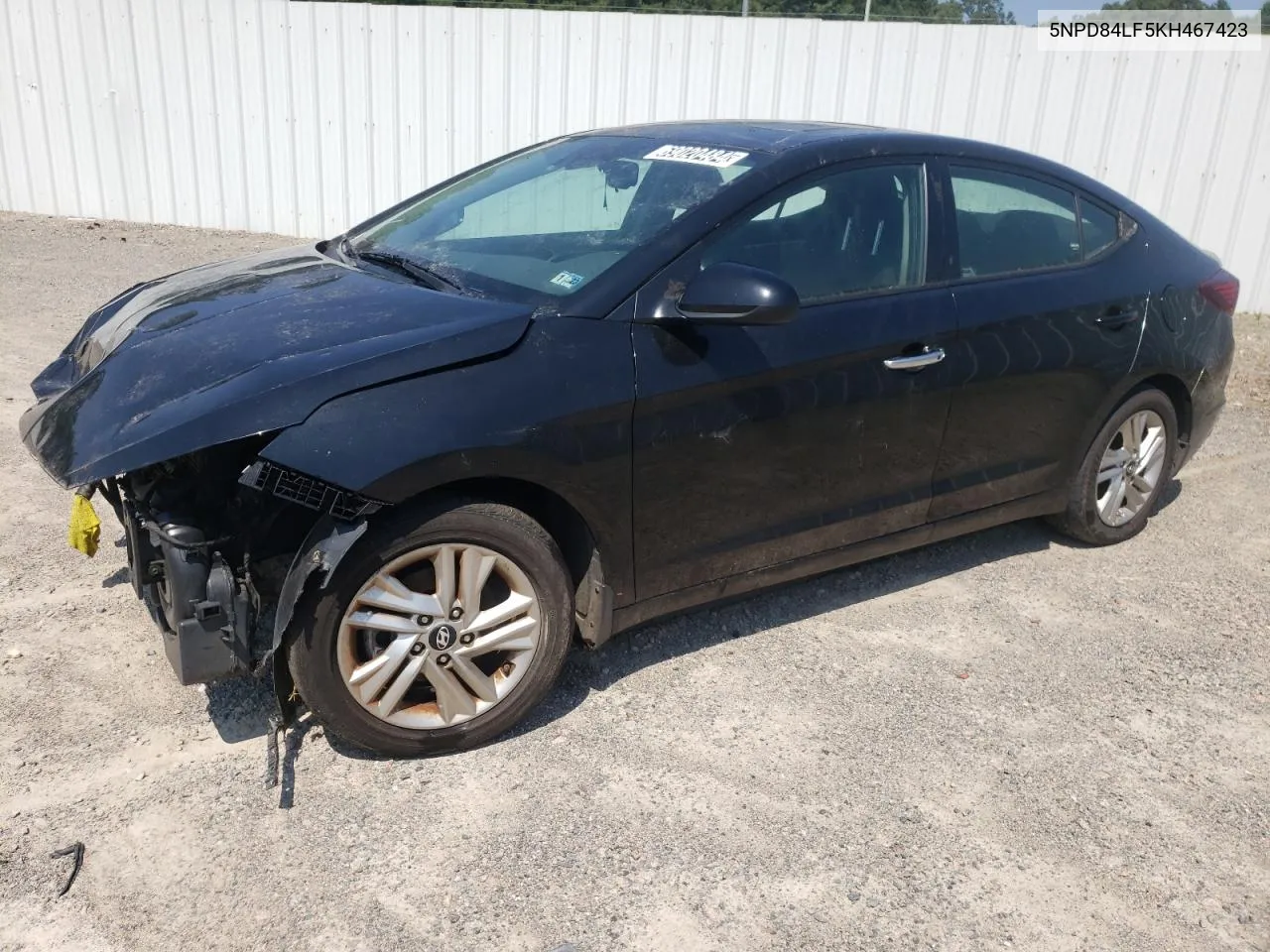 2019 Hyundai Elantra Sel VIN: 5NPD84LF5KH467423 Lot: 69020484