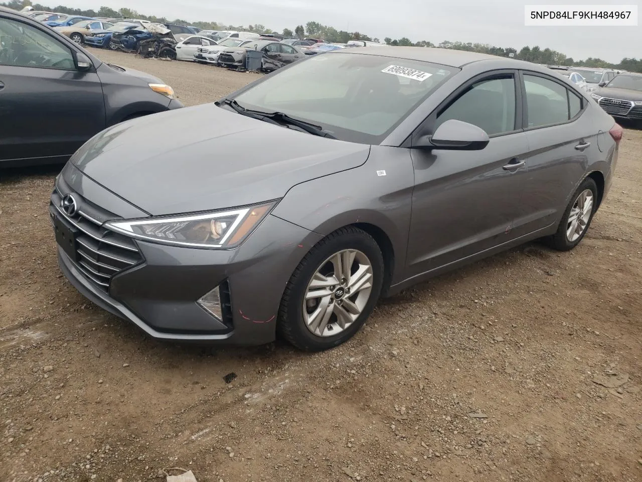 2019 Hyundai Elantra Sel VIN: 5NPD84LF9KH484967 Lot: 69093874