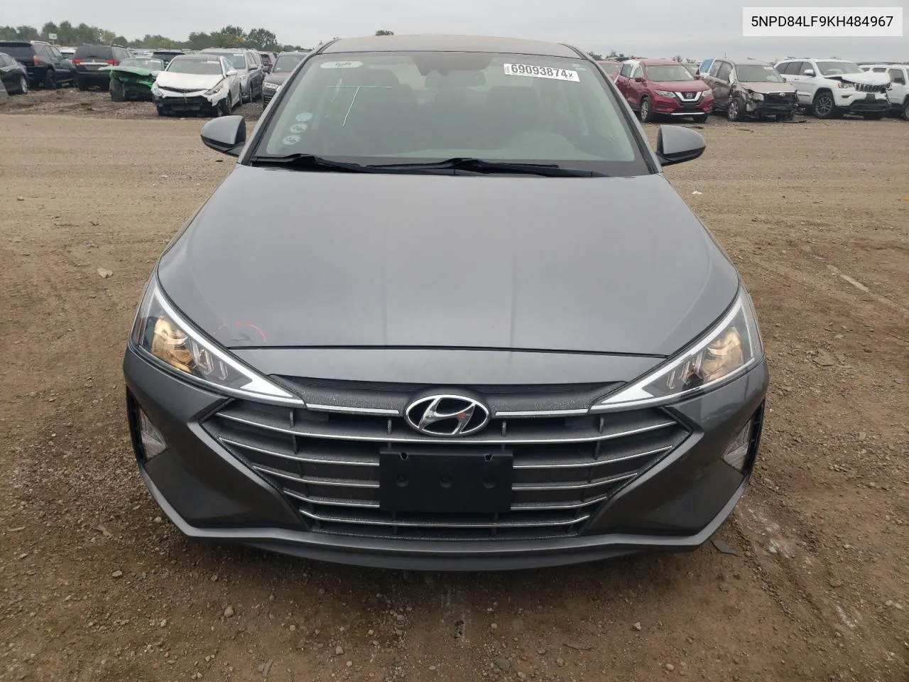 2019 Hyundai Elantra Sel VIN: 5NPD84LF9KH484967 Lot: 69093874