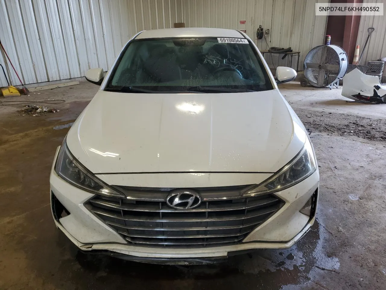 2019 Hyundai Elantra Se VIN: 5NPD74LF6KH490552 Lot: 69100564