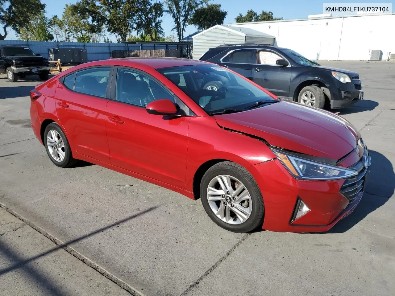 2019 Hyundai Elantra Sel VIN: KMHD84LF1KU737104 Lot: 69103304