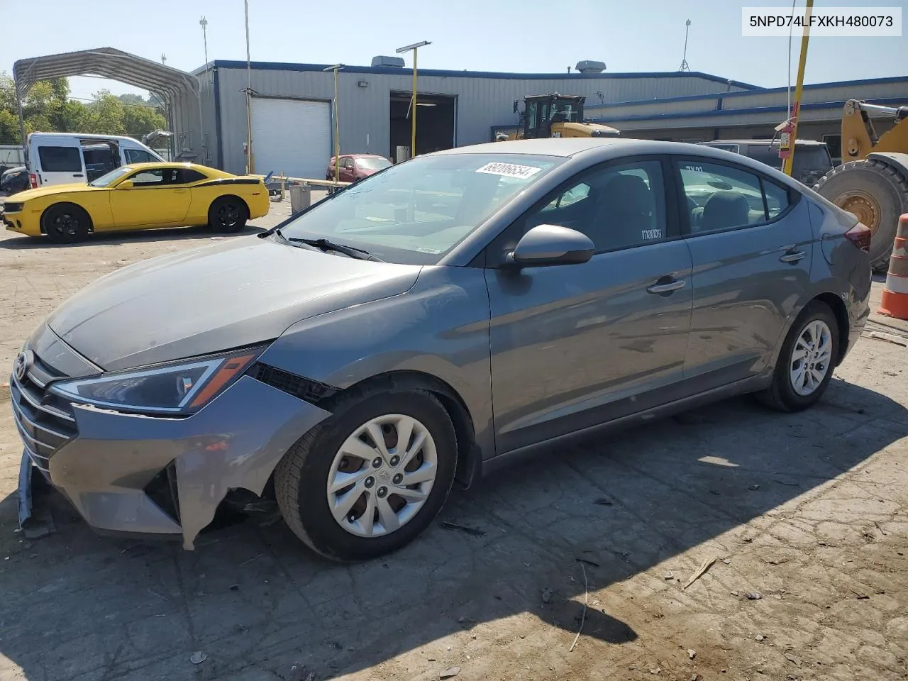 2019 Hyundai Elantra Se VIN: 5NPD74LFXKH480073 Lot: 69206654