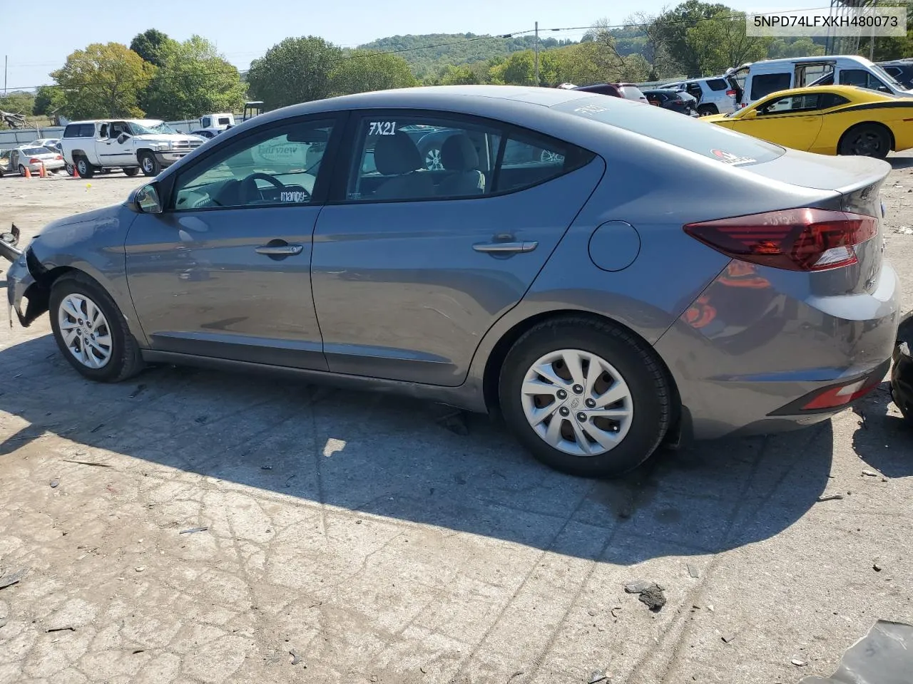 2019 Hyundai Elantra Se VIN: 5NPD74LFXKH480073 Lot: 69206654