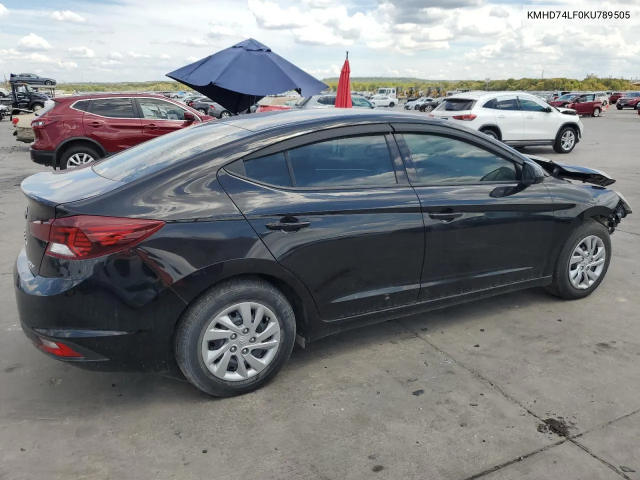 KMHD74LF0KU789505 2019 Hyundai Elantra Se