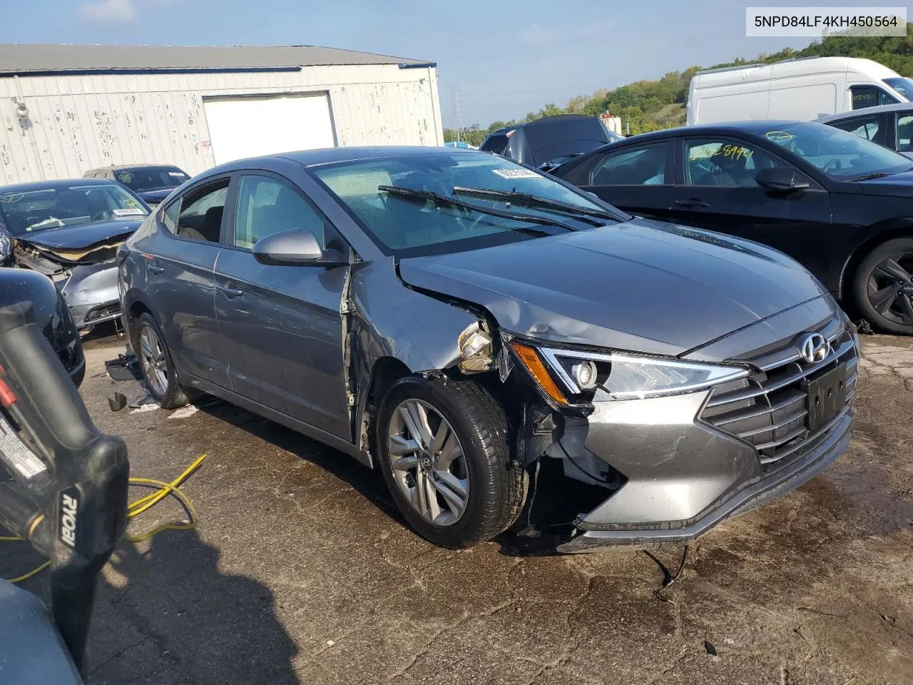 2019 Hyundai Elantra Sel VIN: 5NPD84LF4KH450564 Lot: 69275144