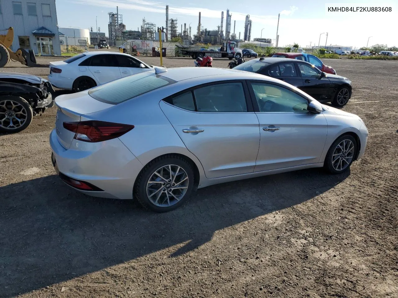 KMHD84LF2KU883608 2019 Hyundai Elantra Sel