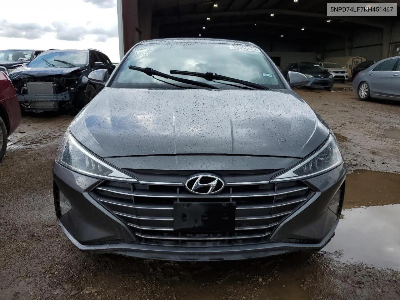 2019 Hyundai Elantra Se VIN: 5NPD74LF7KH451467 Lot: 69366564