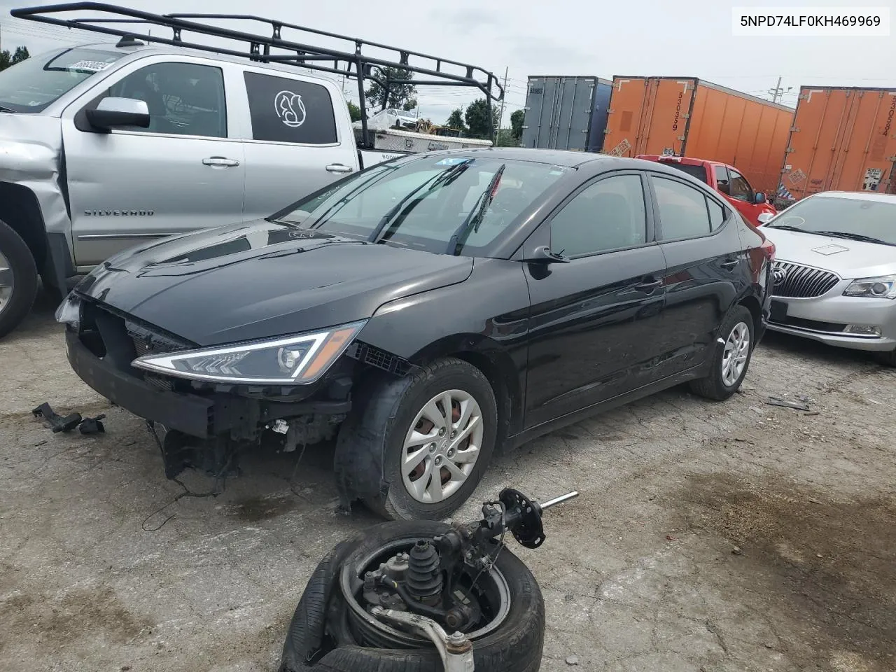 2019 Hyundai Elantra Se VIN: 5NPD74LF0KH469969 Lot: 69387884