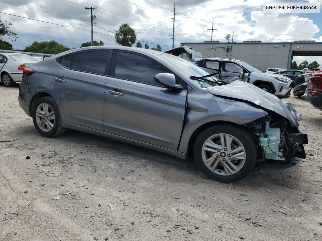 2019 Hyundai Elantra Sel VIN: 5NPD84LF0KH443644 Lot: 69468814