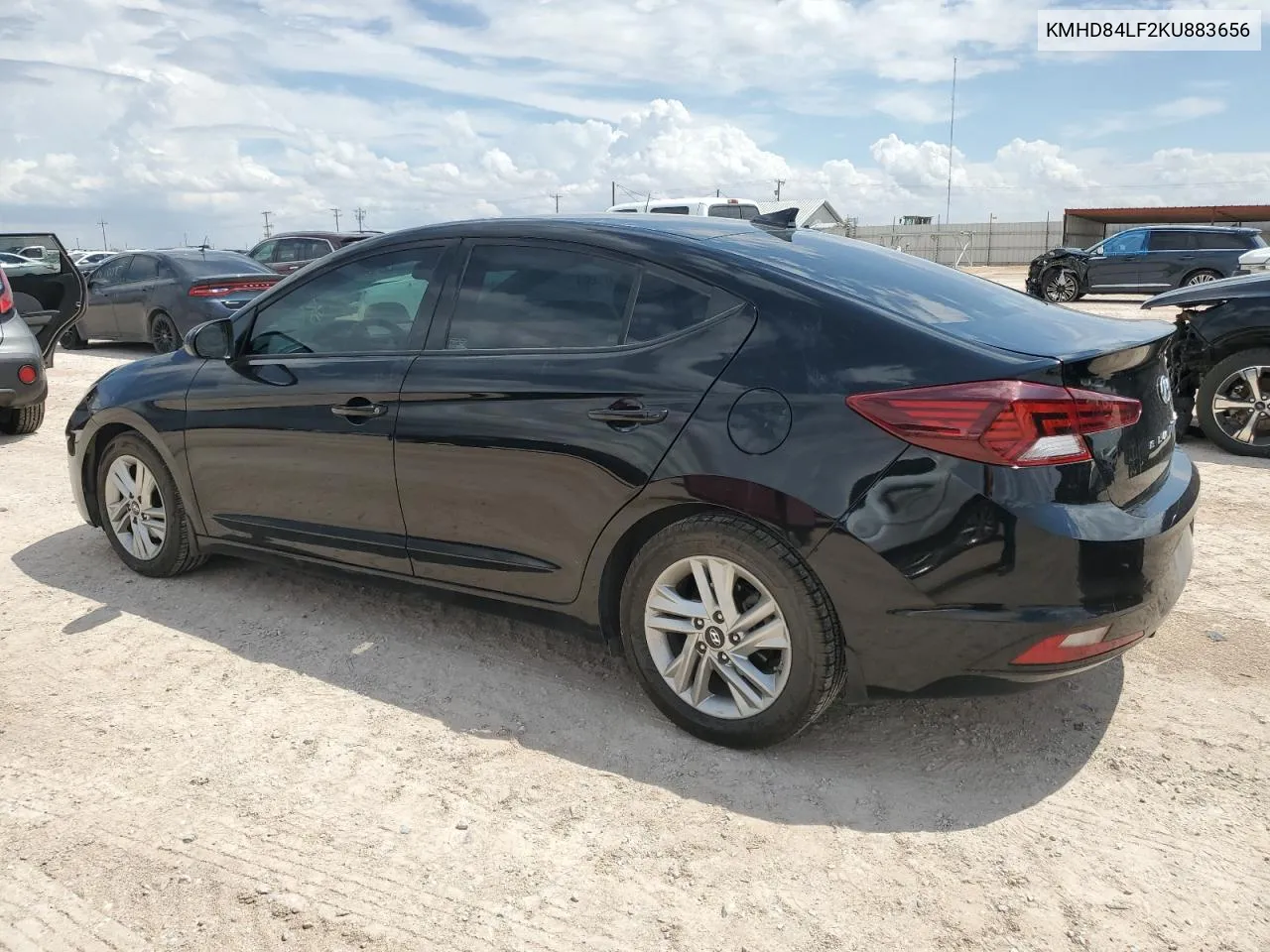 2019 Hyundai Elantra Sel VIN: KMHD84LF2KU883656 Lot: 69532494