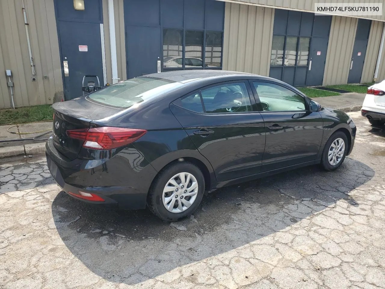 2019 Hyundai Elantra Se VIN: KMHD74LF5KU781190 Lot: 69592734