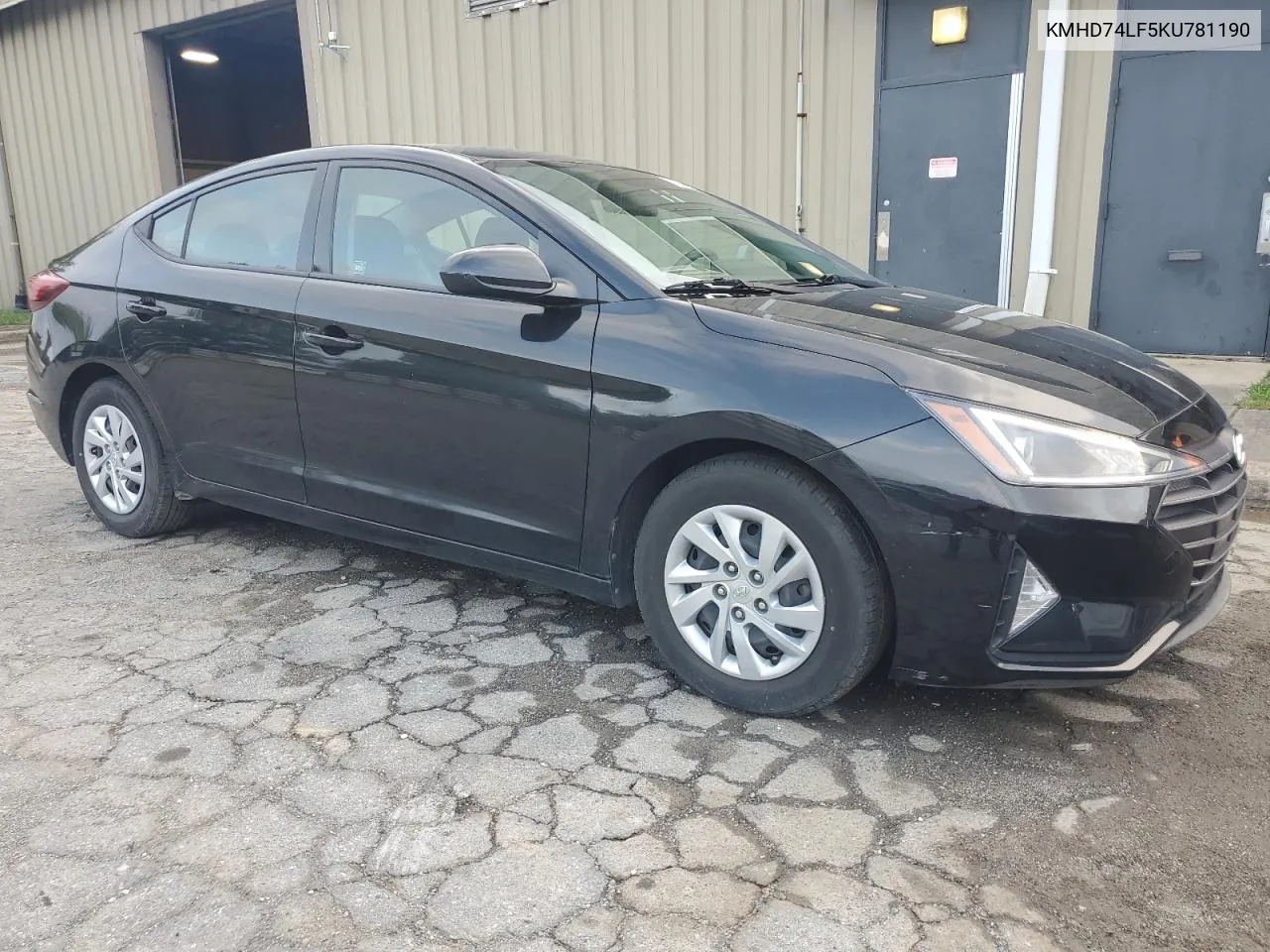 2019 Hyundai Elantra Se VIN: KMHD74LF5KU781190 Lot: 69592734