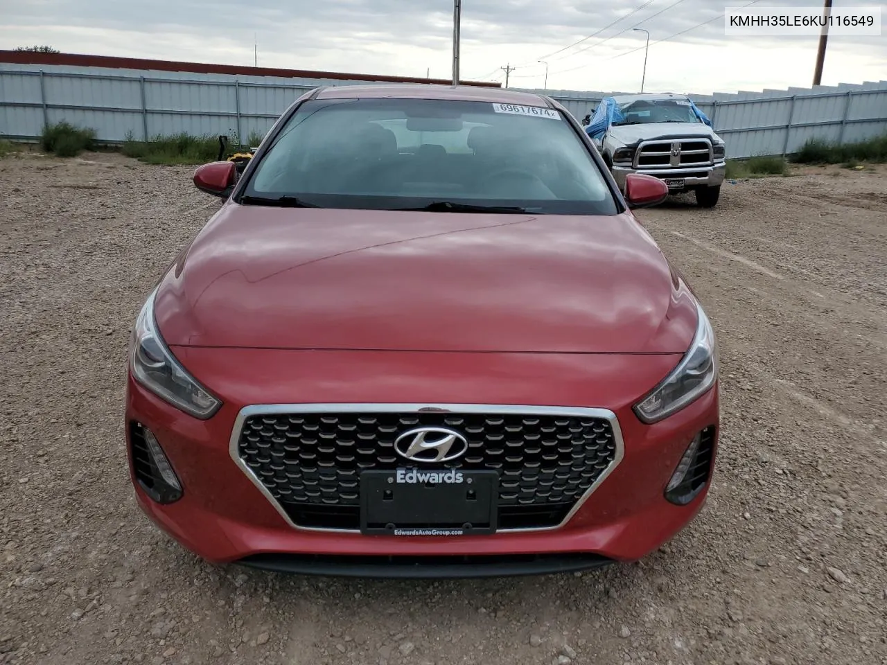 2019 Hyundai Elantra Gt VIN: KMHH35LE6KU116549 Lot: 69617674