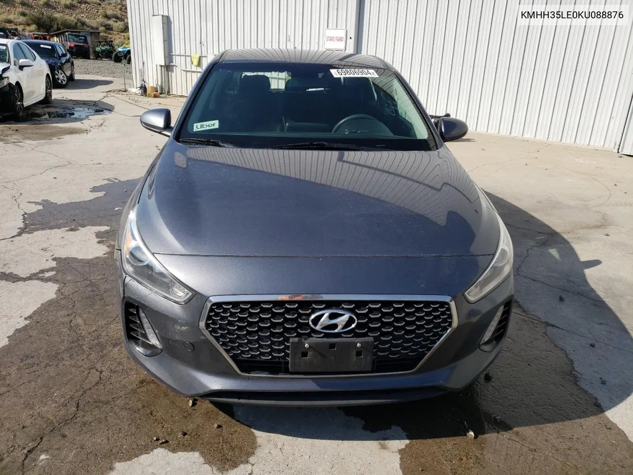 2019 Hyundai Elantra Gt VIN: KMHH35LE0KU088876 Lot: 69806904