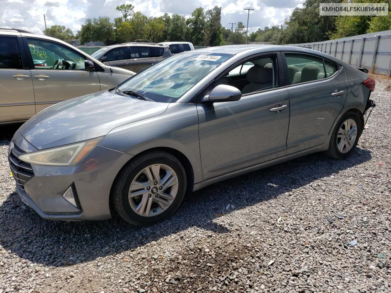 KMHD84LF5KU816484 2019 Hyundai Elantra Sel