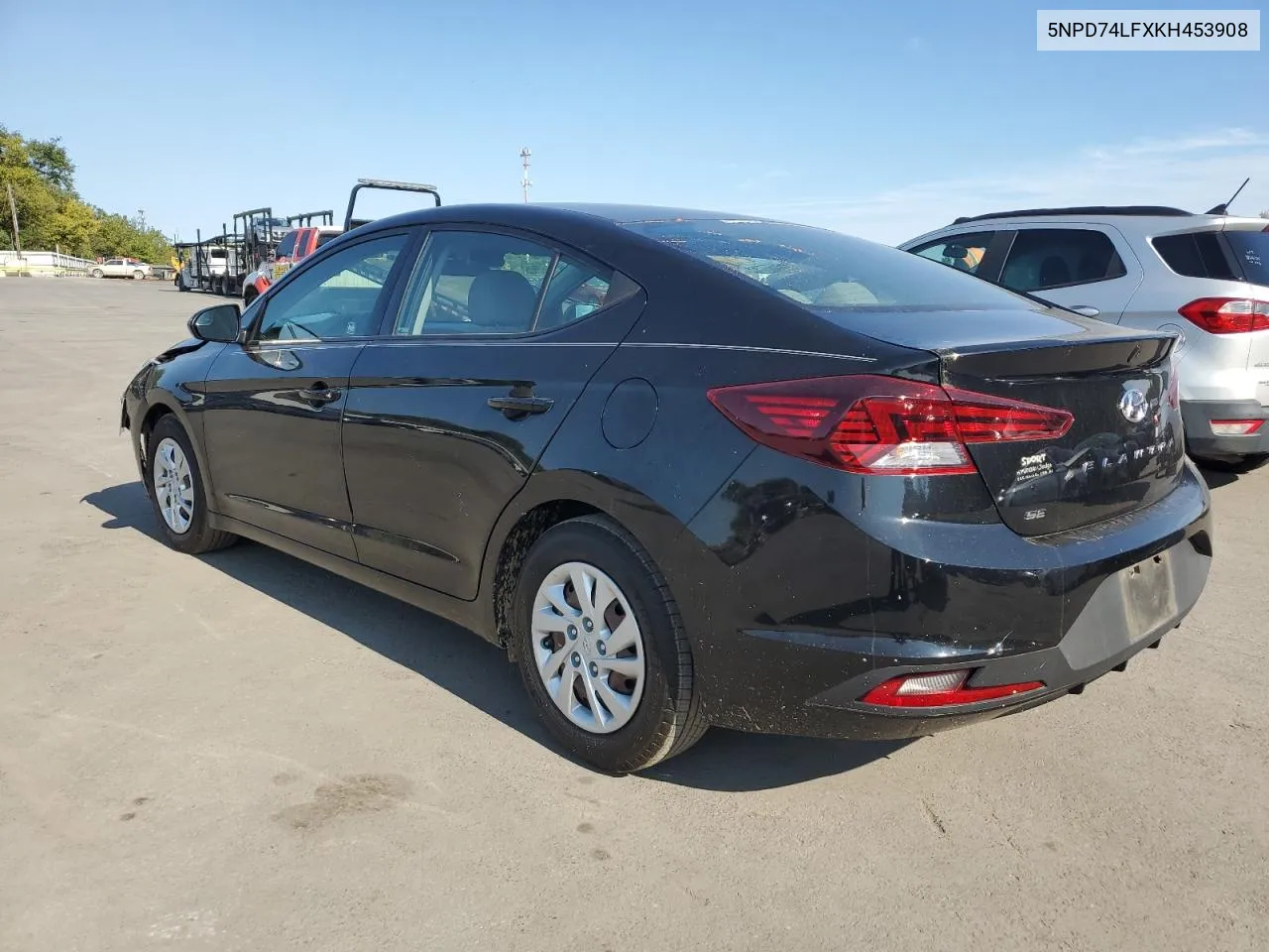 2019 Hyundai Elantra Se VIN: 5NPD74LFXKH453908 Lot: 70076824